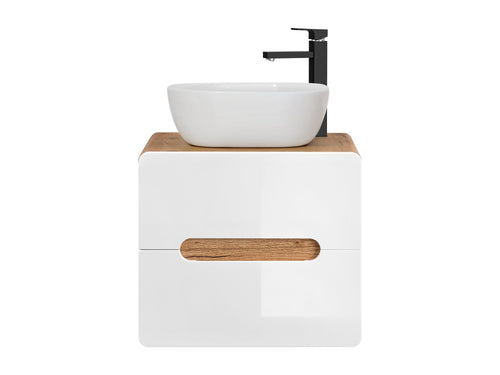 Mobile bagno con lavabo 60 cm / 41 cm Aruba Bianco