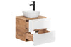 Mobile bagno con lavabo 60 cm / 41 cm Aruba Bianco (1)