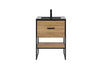 Mobile bagno con lavabo 60 cm / 61 cm Brooklin Quercia (1)