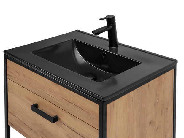 Mobile bagno con lavabo 60 cm / 61 cm Brooklin Quercia (2)
