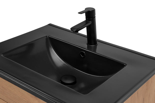 Mobile bagno con lavabo 60 cm / 61 cm Brooklin Quercia (3)