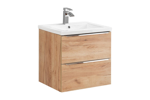 Mobile bagno con lavabo 60 cm / 61 cm Capri Quercia