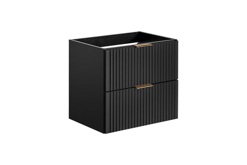 Mobile bagno con lavabo 60 cm Adel Matt Nero (1)