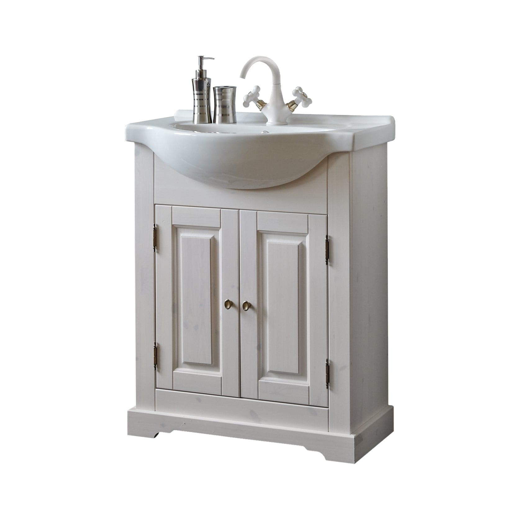 Mobile bagno con lavabo 65 cm Romantic Bianco