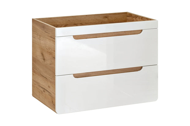 Mobile bagno con lavabo 80 cm / 81 cm Aruba Bianco (1)