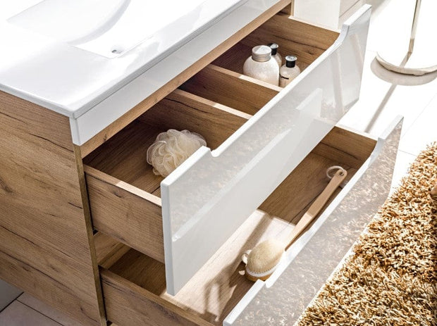 Mobile bagno con lavabo 80 cm / 81 cm Aruba Bianco (3)