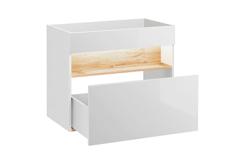 Mobile bagno con lavabo 80 cm / 81 cm Bahama Bianco (1)