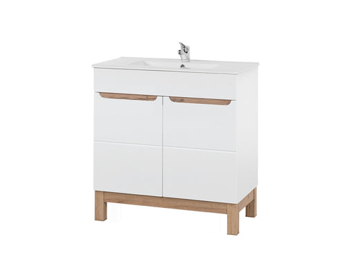 Mobile bagno con lavabo 80 cm / 81 cm Bali Bianco