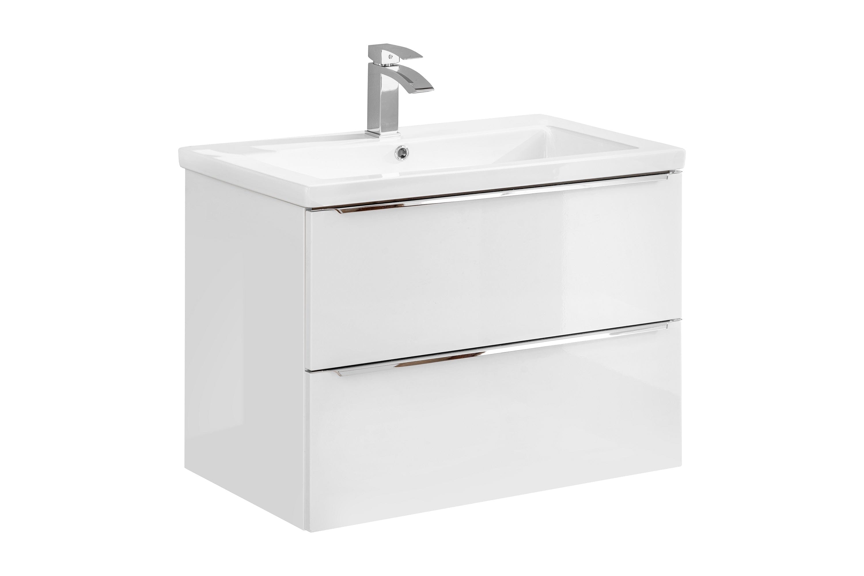 Mobile bagno con lavabo 80 cm / 81 cm Capri Bianco