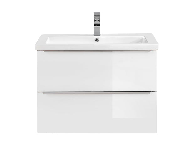 Mobile bagno con lavabo 80 cm / 81 cm Capri Bianco (1)