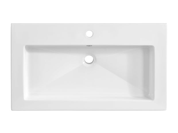 Mobile bagno con lavabo 80 cm / 81 cm Capri Bianco (5)