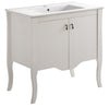 Mobile bagno con lavabo 80 cm / 81 cm Elisabeth Avorio