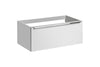 Mobile bagno con lavabo 90 cm Leonardo Bianco e Nero (3)