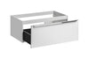 Mobile bagno con lavabo 90 cm Leonardo Bianco e Nero (4)