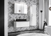 Mobile bagno con lavabo 90 cm Leonardo Bianco e Nero (5)