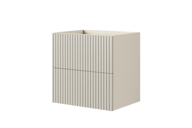 Mobile bagno con lavabo da appoggio 60 cm Nicole Crema (3)