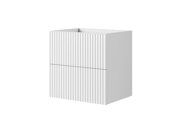 Mobile bagno con lavabo integrato 60 cm Nicole Bianco (2)