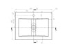 Mobile bagno con lavabo integrato 60 cm Nicole Bianco (7)
