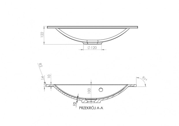 Mobile bagno con lavabo integrato 60 cm Nicole Bianco (8)