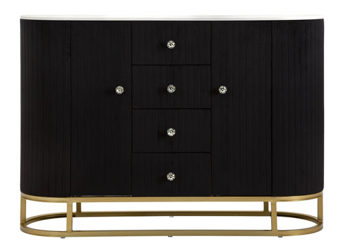 Mobile Montpellier Nero cm 120x40x85 (1)