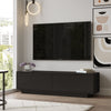 Mobile TV con 2 ante Fonda FN1-LB Nero (4)