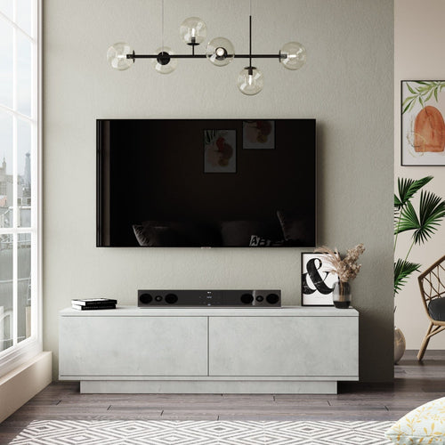 Mobile TV con 2 ante Fonda FN1-RT Stone Grigio