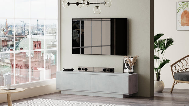 Mobile TV con 2 ante Fonda FN1-RT Stone Grigio (2)