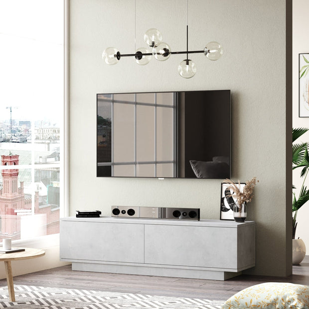 Mobile TV con 2 ante Fonda FN1-RT Stone Grigio (3)