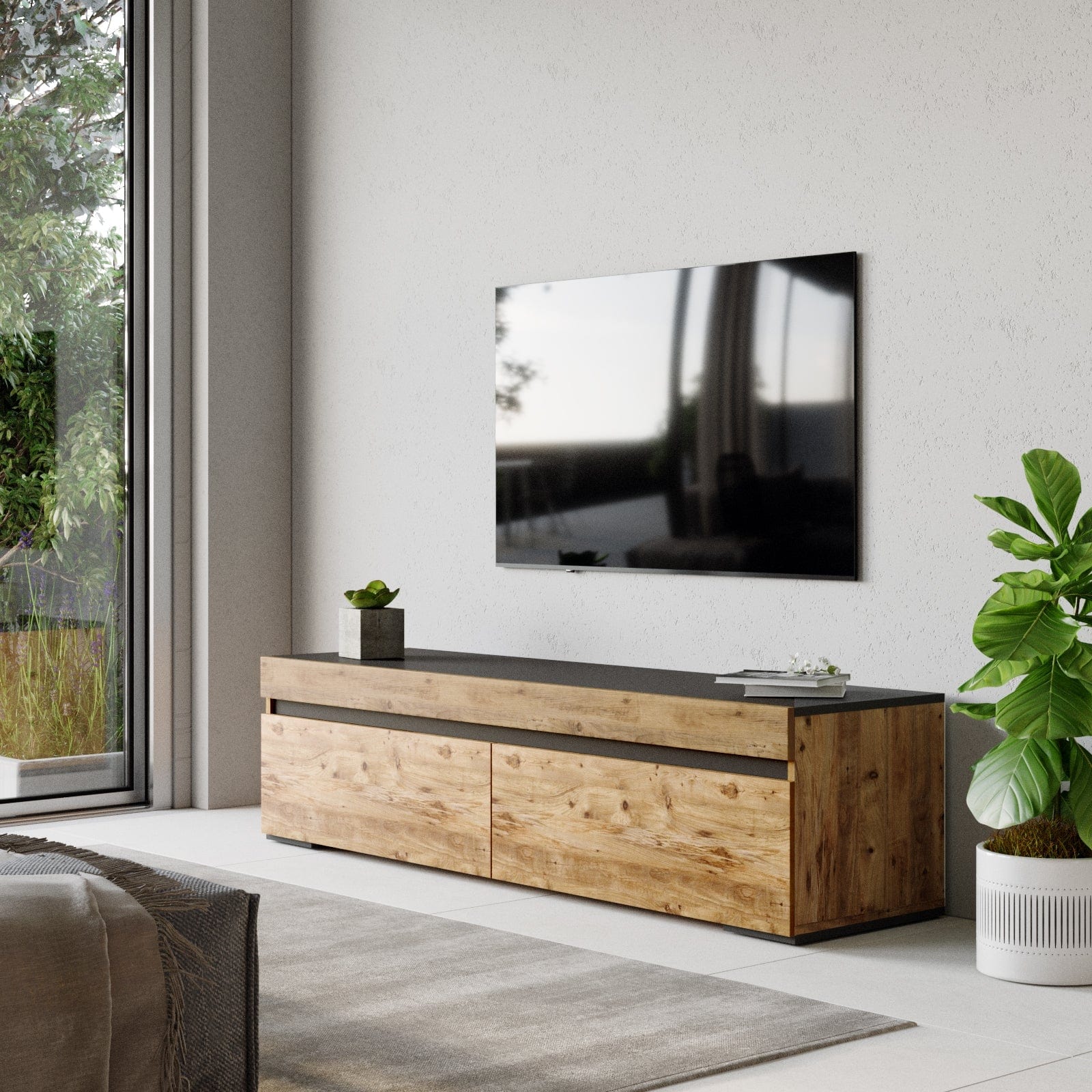Mobile TV con 2 ante Future FR3-AA Grande Naturale (2)