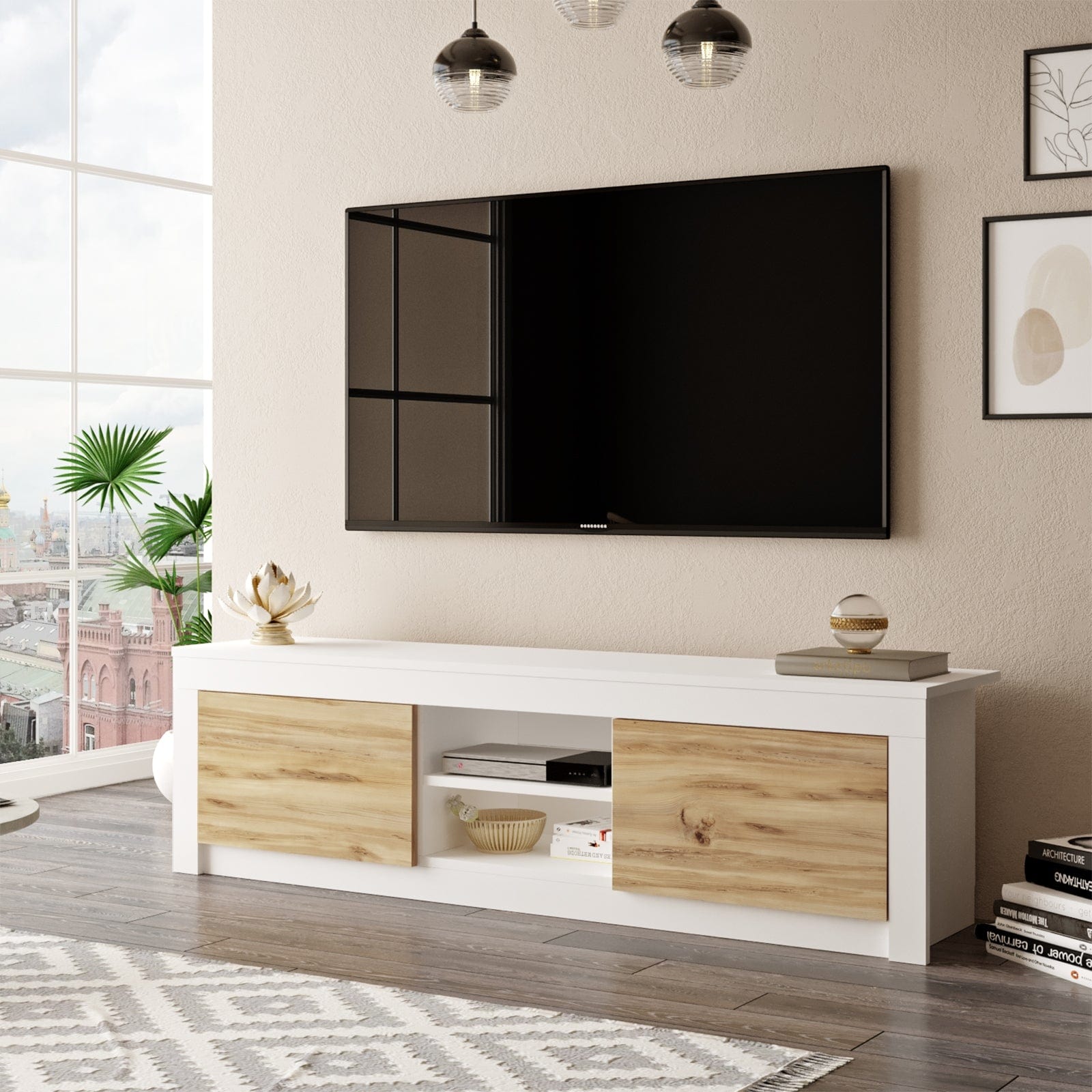 Mobile TV con 2 ante Luvio LV12-WK Bianco (3)