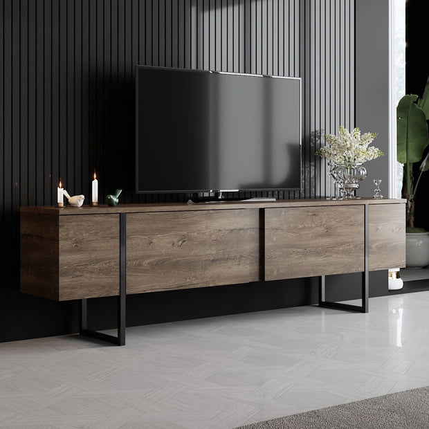 Mobile TV con 2 ante Luxe Noce (2)