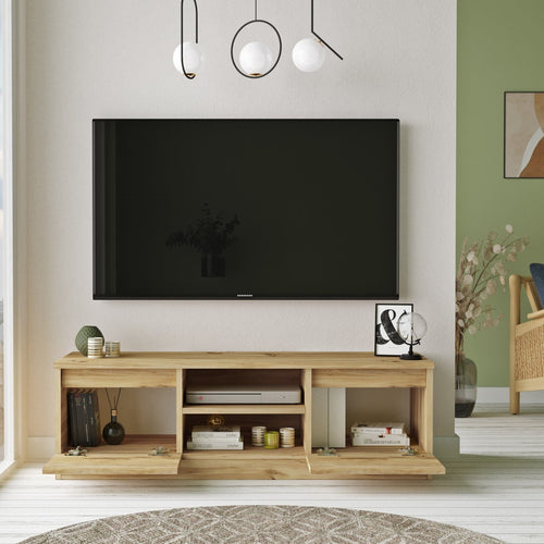 Mobile TV con 2 ante Silva SV1-KE Felt Naturale (1)