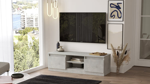 Mobile TV con 2 ante Silva SV1-RT Stone Grigio (1)