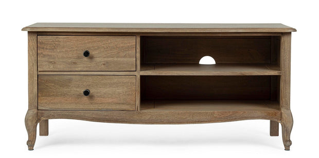 Bizzotto Mobile TV con 2 cassetti Domitille Naturale