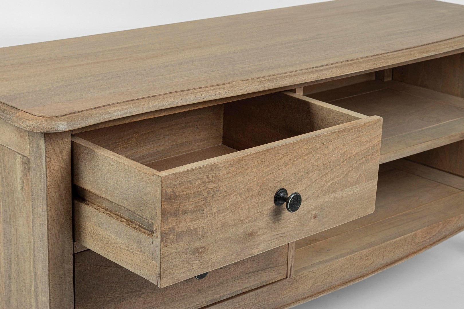 Bizzotto Mobile TV con 2 cassetti Domitille Naturale