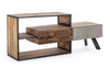 Bizzotto Mobile TV con 2 cassetti Manchester Naturale