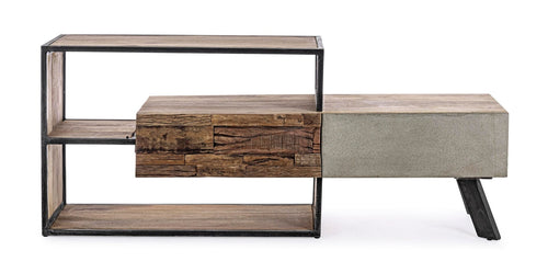 Bizzotto Mobile TV con 2 cassetti Manchester Naturale
