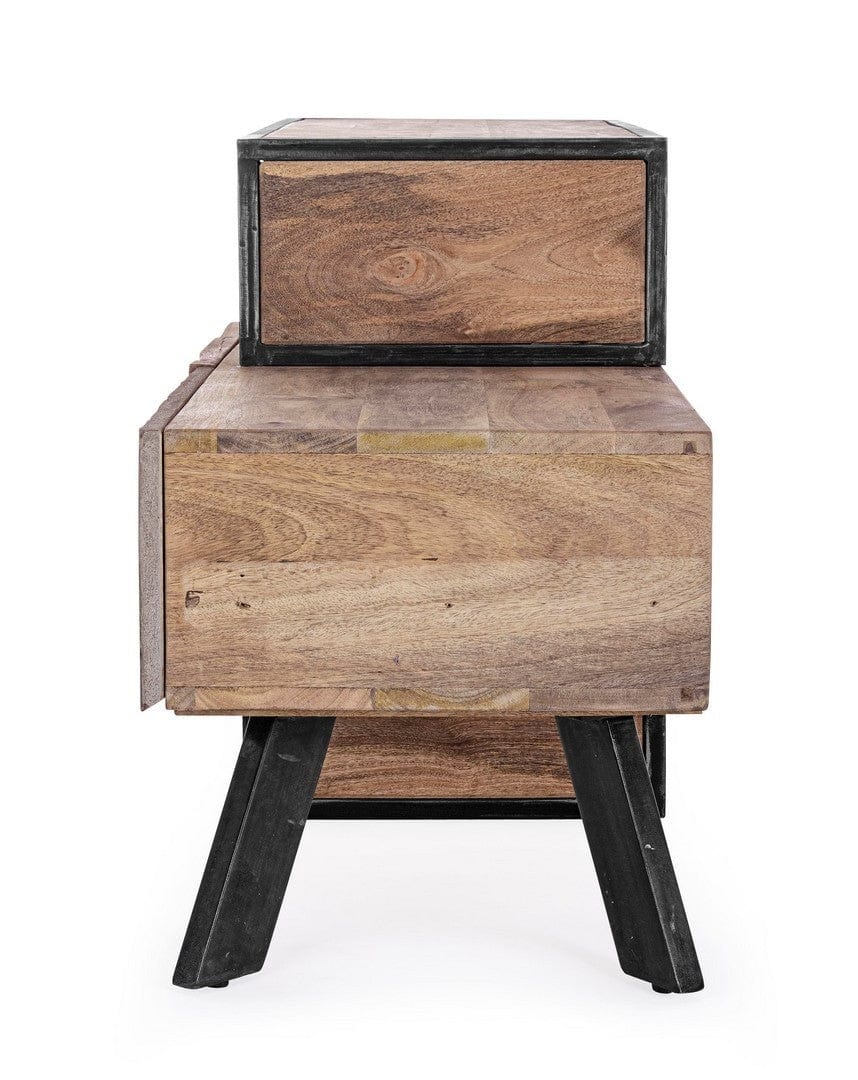 Bizzotto Mobile TV con 2 cassetti Manchester Naturale
