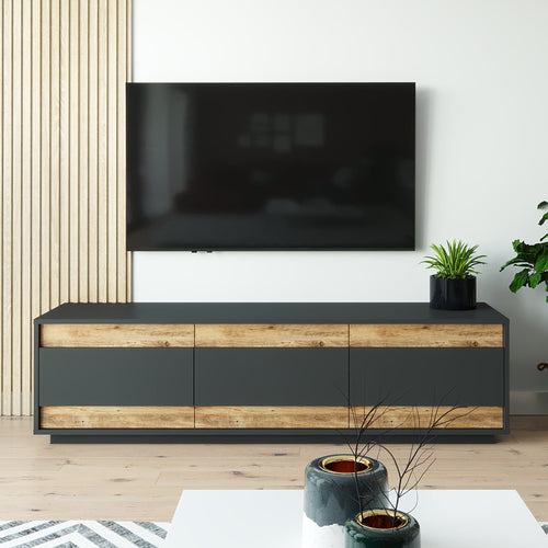 Mobile TV con 3 ante Future FR4-AA Grande Antracite