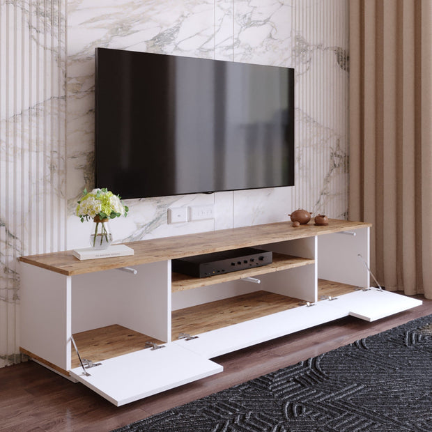 Mobile TV con 3 ante Future FR7-AW Grande Bianco (2)