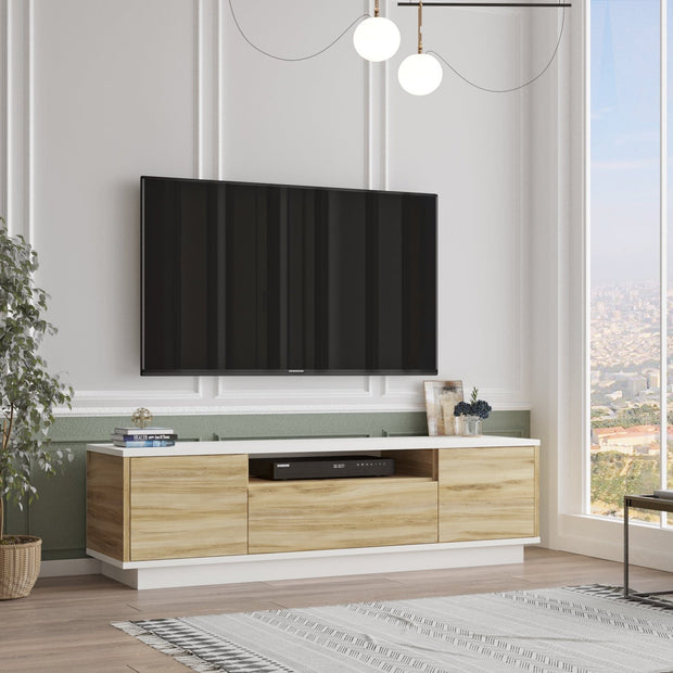 Mobile TV con 3 ante Luvio LV4-WK Bianco (2)