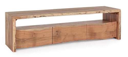 Bizzotto Mobile TV con 3 cassetti Eneas Piccola Naturale