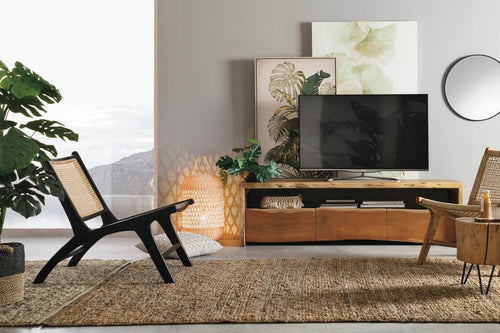 Bizzotto Mobile TV con 3 cassetti Eneas Piccola Naturale