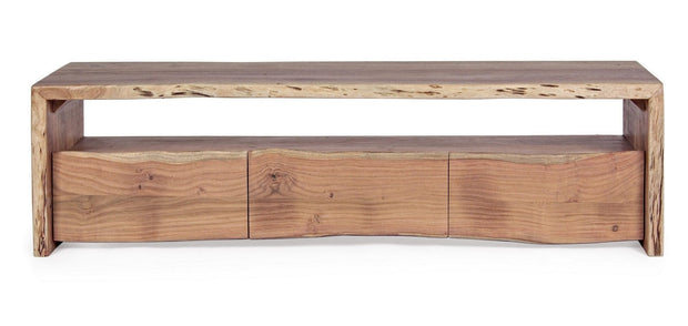Bizzotto Mobile TV con 3 cassetti Eneas Piccola Naturale