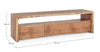Bizzotto Mobile TV con 3 cassetti Eneas Piccola Naturale