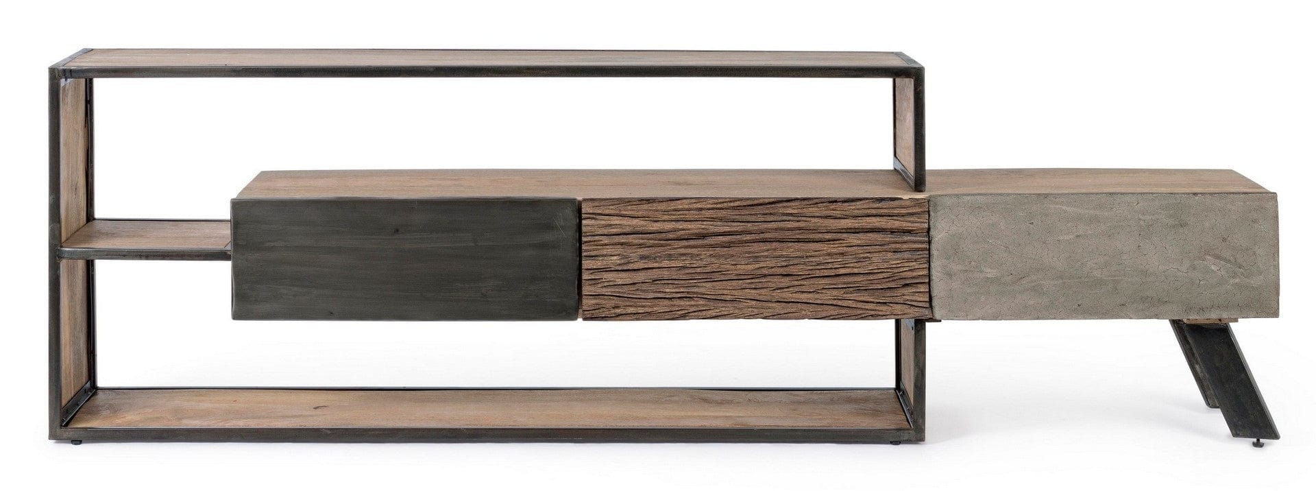 Bizzotto Mobile TV con 3 cassetti Manchester Naturale