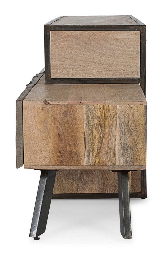 Bizzotto Mobile TV con 3 cassetti Manchester Naturale