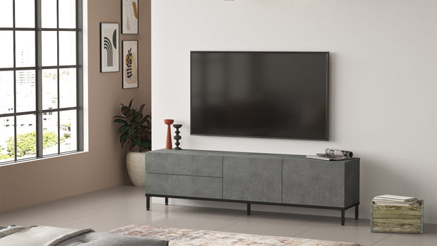 Mobile TV con 4 ante Luvio LV6-RL Grigio (2)