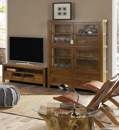 Mobile TV con 4 cassetti Star II Noce (1)