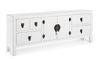 Bizzotto Mobile TV con 5 cassetti e 2 ante Pechino Bianco